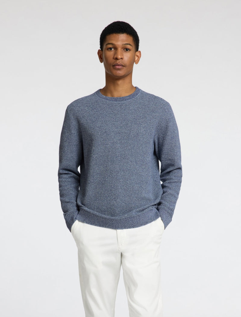 Selected Homme - Ross Crew Knit Jumper - Light Blue