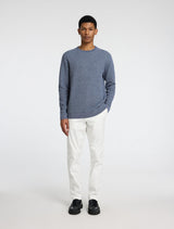 Selected Homme - Ross Crew Knit Jumper - Light Blue