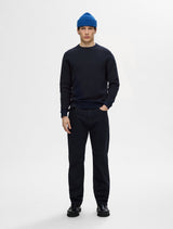 Selected Homme - Ross Crew Knit Jumper - Navy