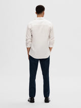 Selected Homme - Slim Linen Shirt - White
