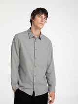 Selected Homme - Slim Owen Flannel Shirt - Grey