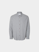 Selected Homme - Slim Owen Flannel Shirt - Grey