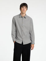 Selected Homme - Slim Owen Flannel Shirt - Grey