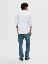 Selected Homme - Slim Rick Poplin Shirt - Light Blue