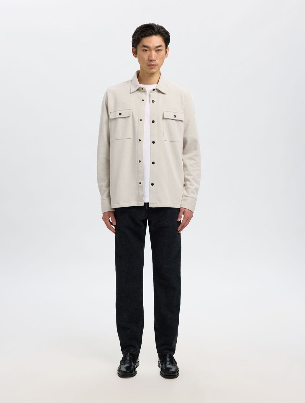 Selected - Jackie Classic Overshirt in Cream