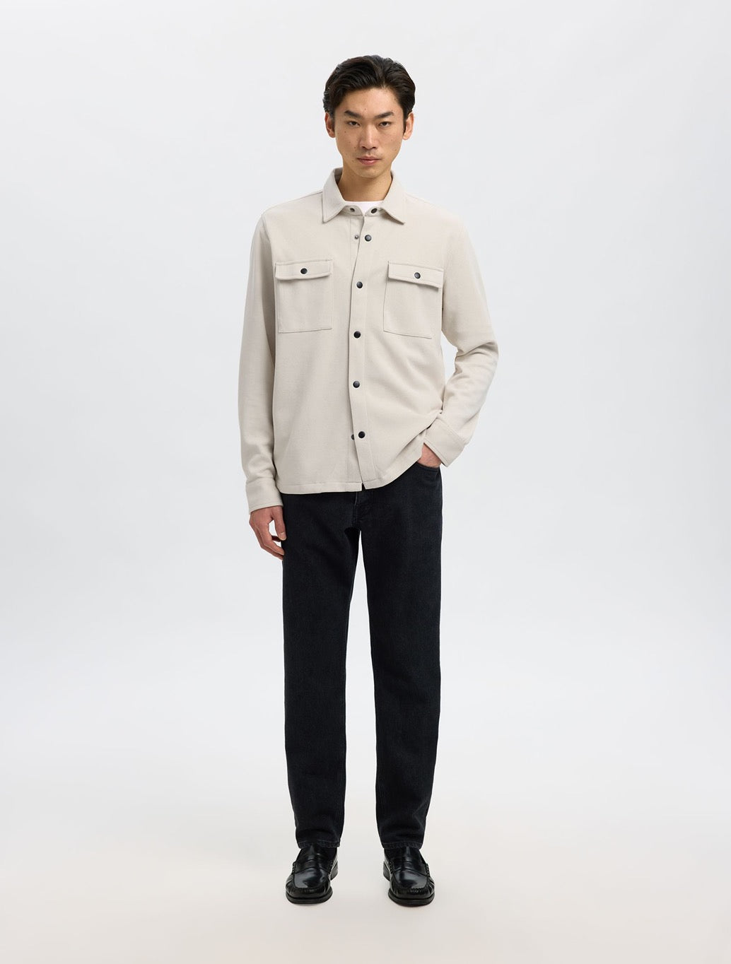 Selected - Jackie Classic Overshirt in Cream