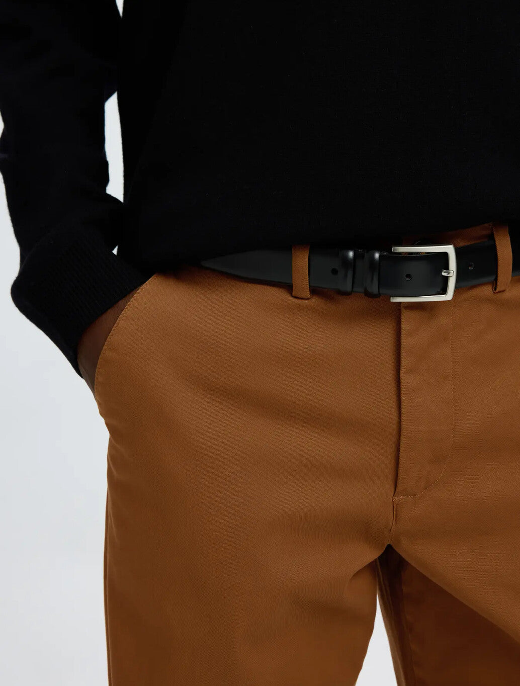 Selected - Miles Slim Fit Chino in Brown