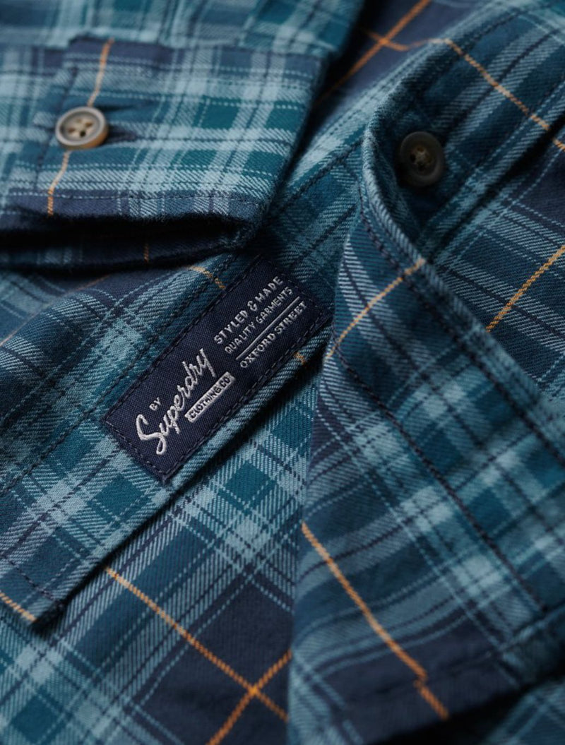 Superdry - Organic Cotton Vintage Check Shirt - Dark Blue Check