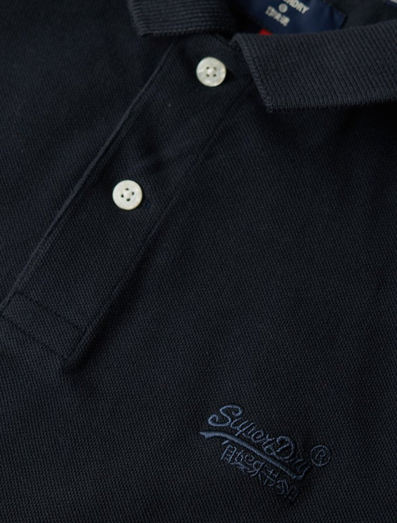 Superdry - Classic Pique Polo Shirt - Navy