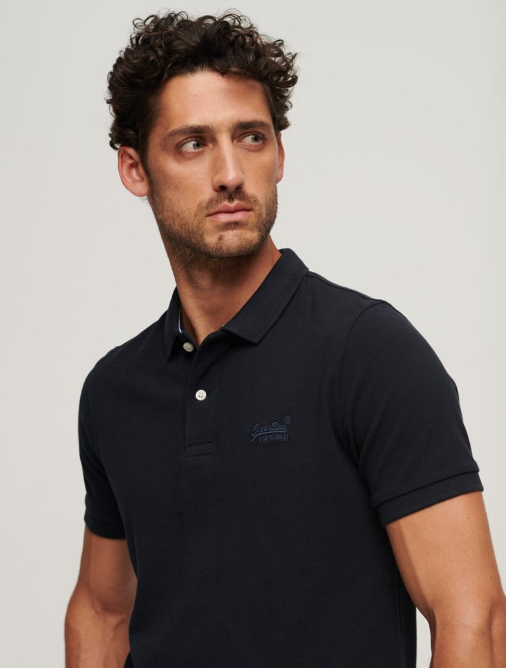 Superdry - Classic Pique Polo Shirt - Navy