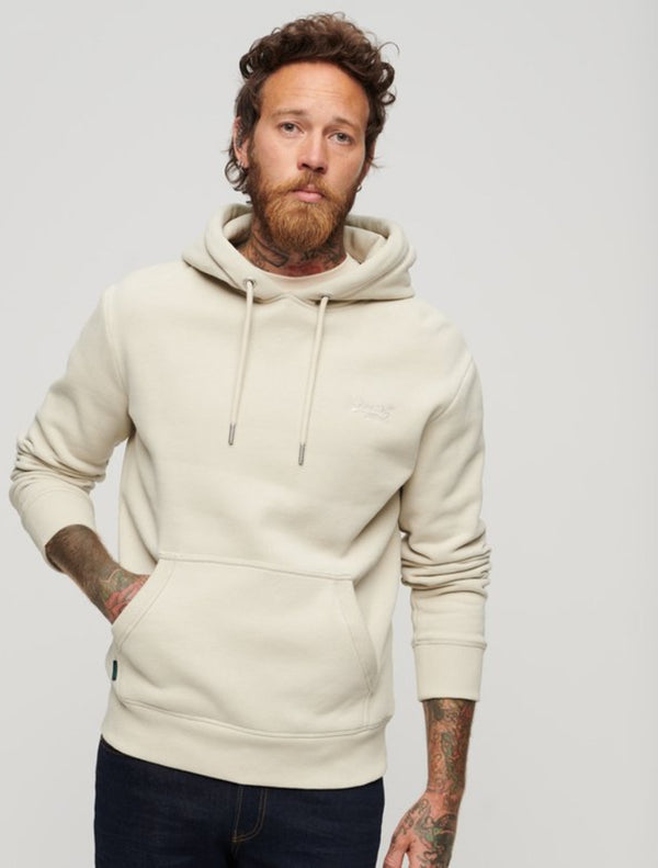 Superdry - Essential Logo Hoodie - Light Beige