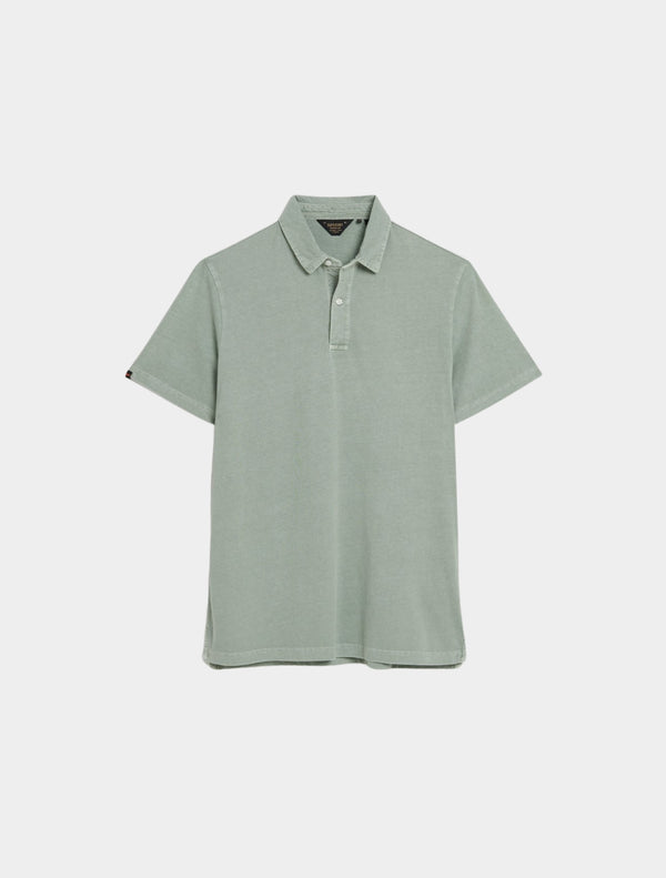 Superdry - Jersey Polo Top - Light Green