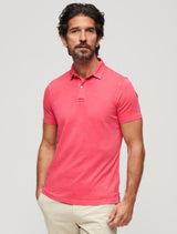 Superdry - Jersey Polo Top - Rose