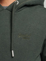 Superdry - Organic Cotton Essential Logo Hoodie - Dark Green