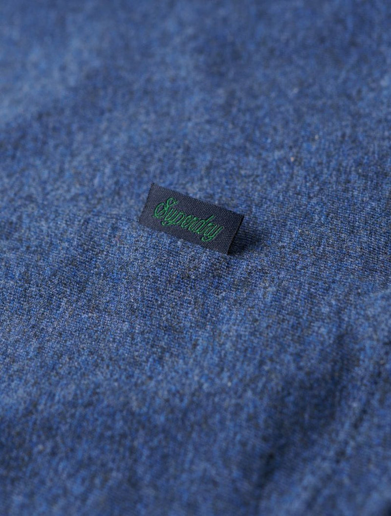 Superdry - Organic Cotton Vintage Logo Embroidered T-shirt - Dark Blue