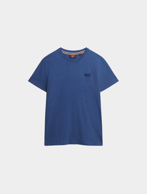 Superdry - Organic Cotton Vintage Logo Embroidered T-shirt - Dark Blue