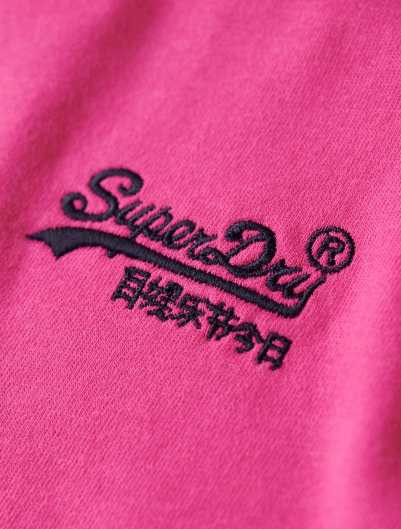 Superdry - Organic Cotton Vintage Logo Embroidered T-shirt - Pink