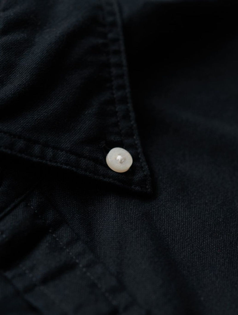 Superdry - Organic Cotton Long Sleeve Oxford Shirt - Navy