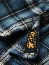 Superdry - Organic Cotton Lumberjack Check Shirt - Light Blue Check