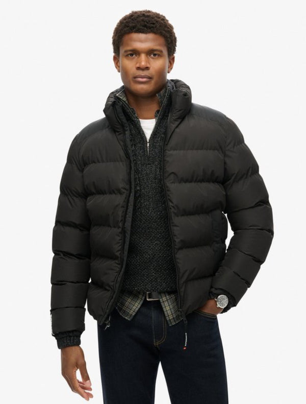 Superdry - Sports Puffer Jacket - Black