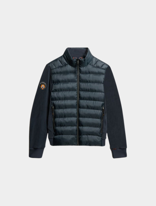 Superdry - Storm Fleece Hybrid Bomber Jacket - Navy