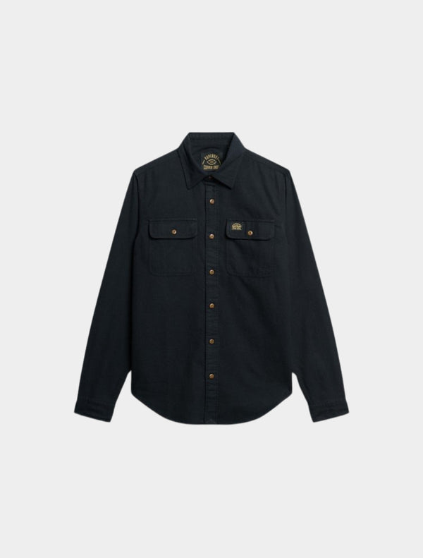 Superdry - Trailsman Relaxed Fit Overshirt - Black