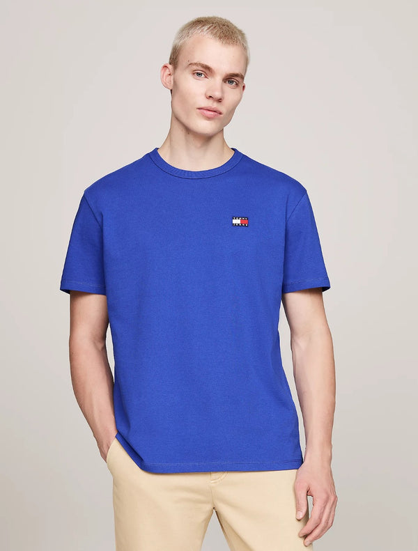 Tommy Jeans - Tommy Badge Crew Neck T-Shirt - Blue