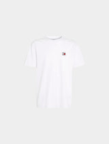 Tommy Jeans - Tommy Badge Crew Neck T-Shirt - White