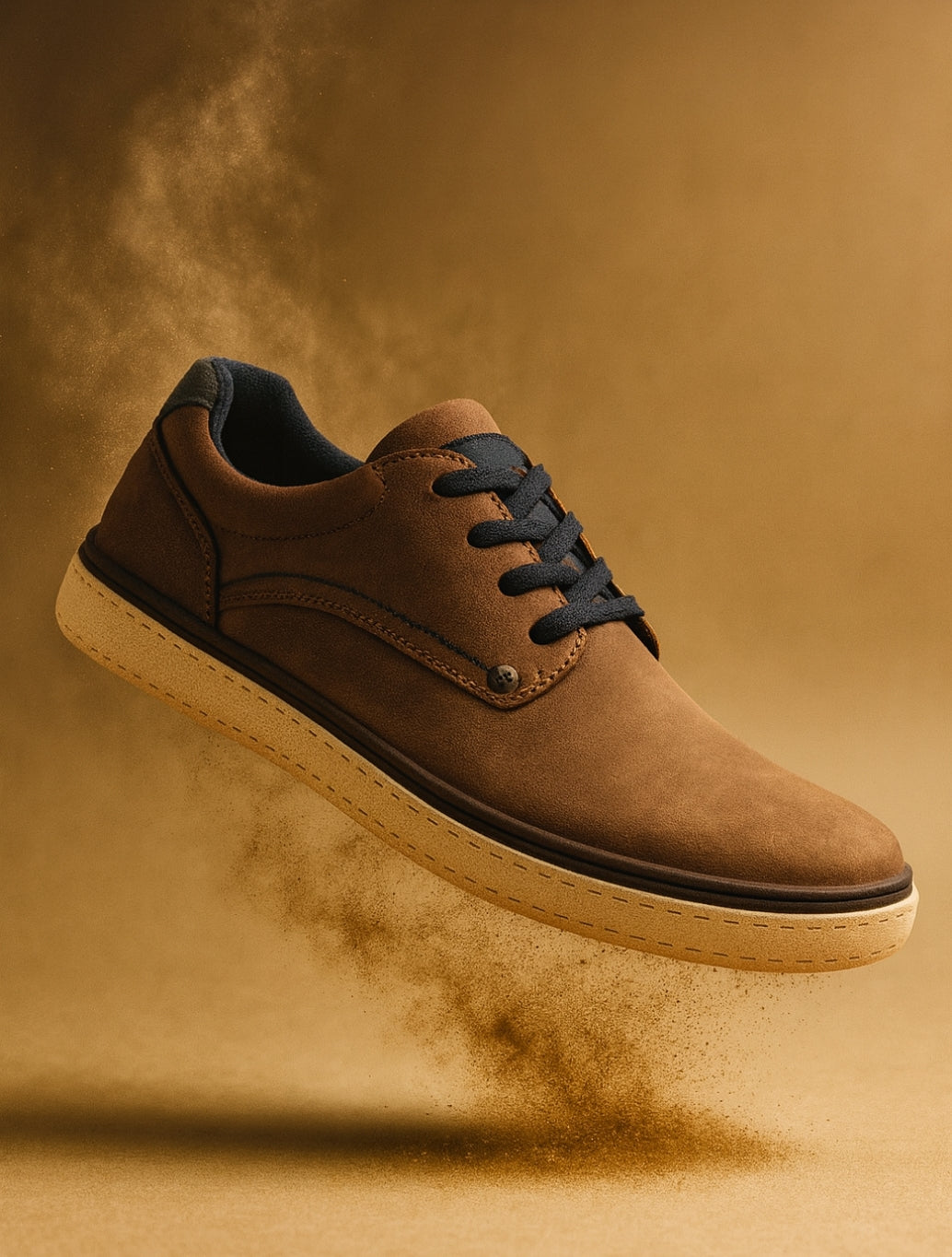 Tommy Bowe Shoe - Nuno Casual Shoe - Brown
