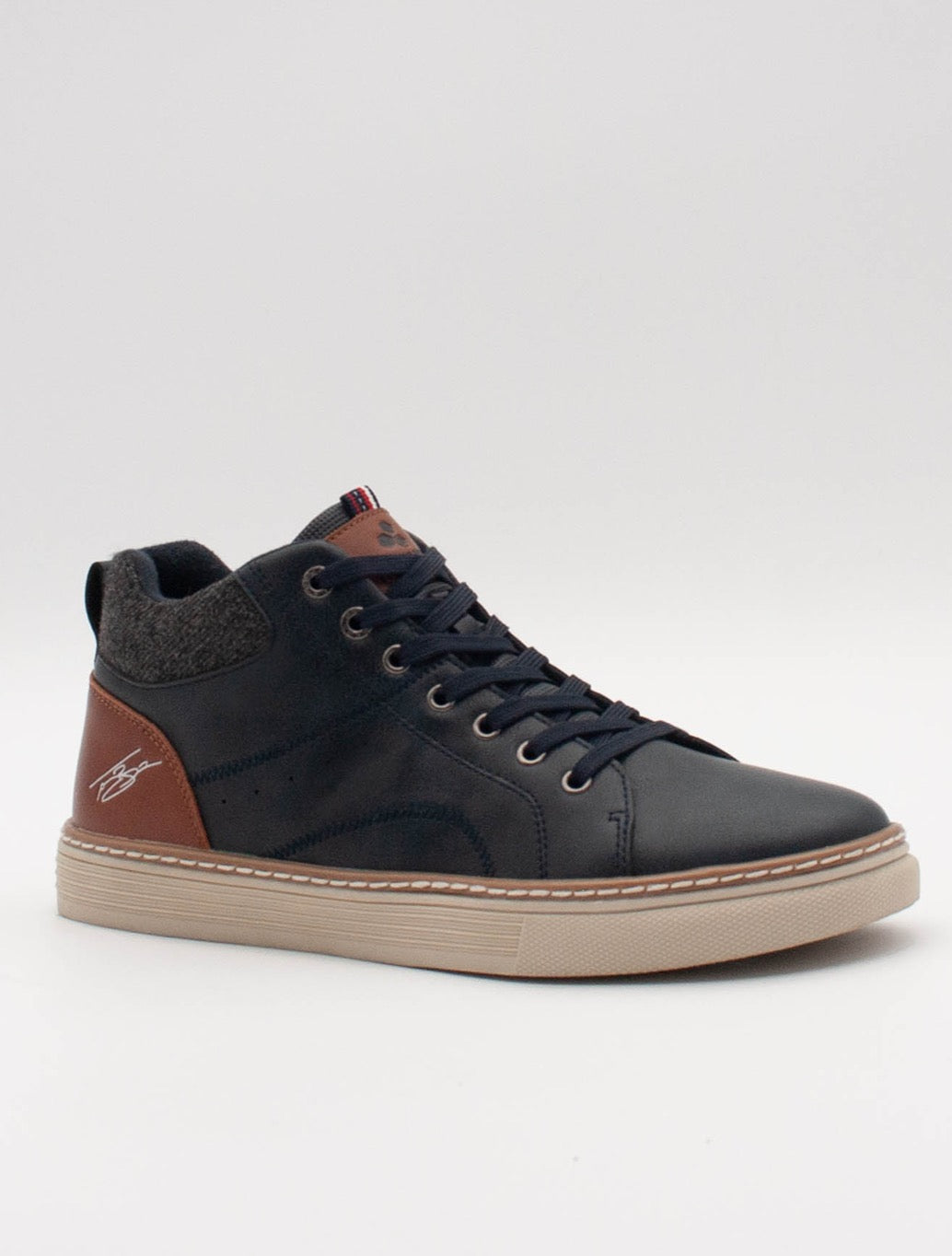Tommy Bowe Shoe - Randell Ankle Boot - Navy