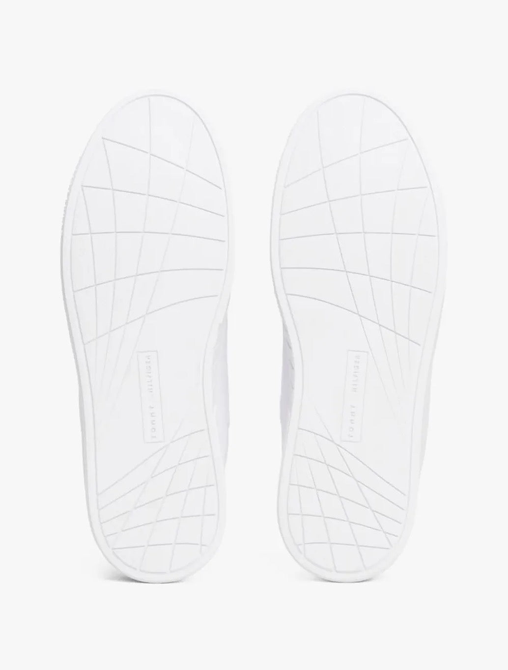 Tommy Hilfiger Essential Leather Lace-Up Trainers - White