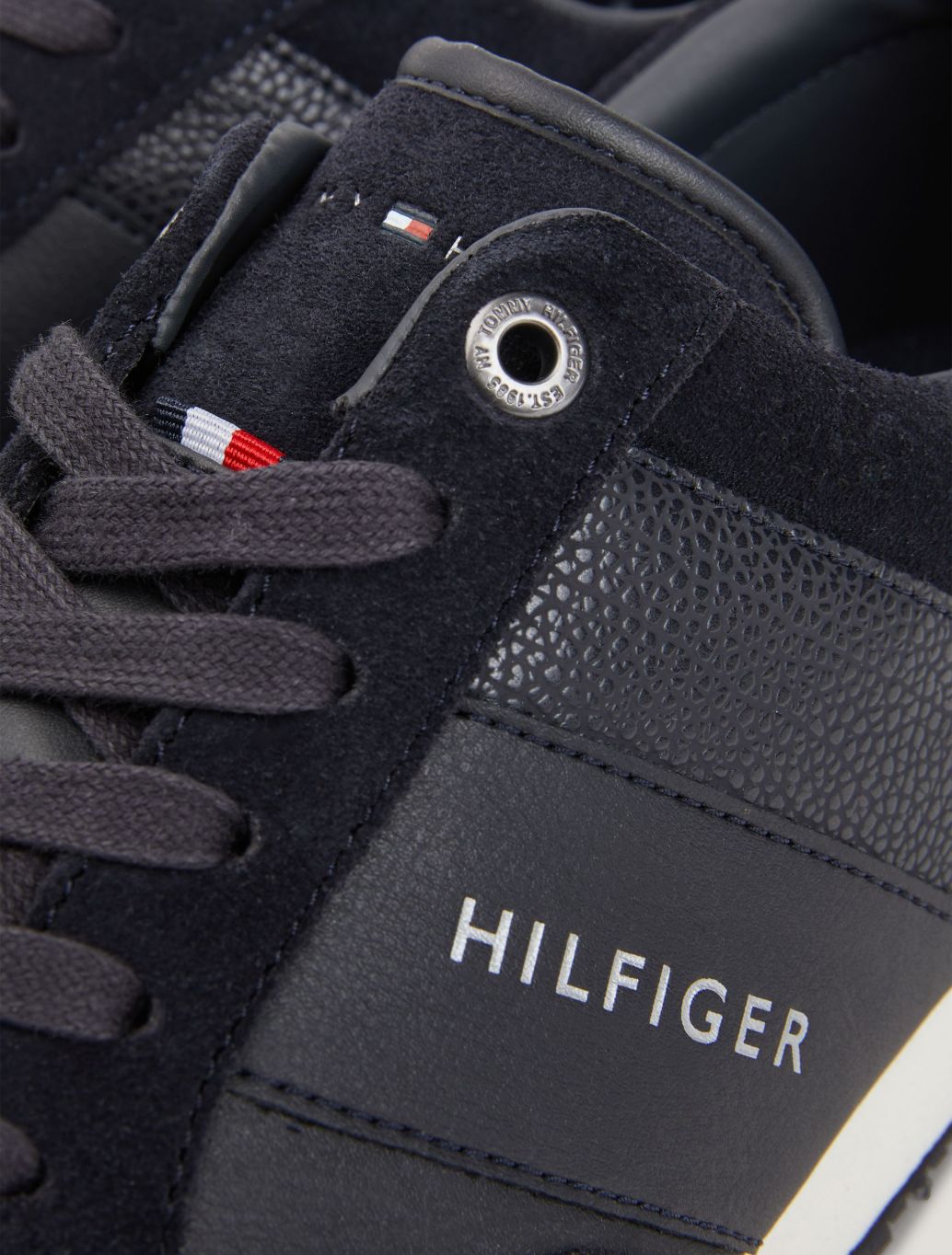 Tommy Hilfiger - Iconic Lace-Up Trainers - Navy