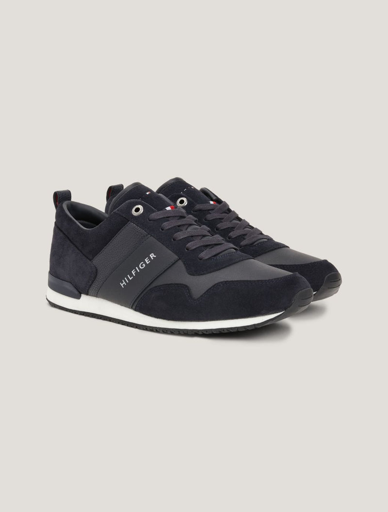 Tommy Hilfiger - Iconic Lace-Up Trainers - Navy
