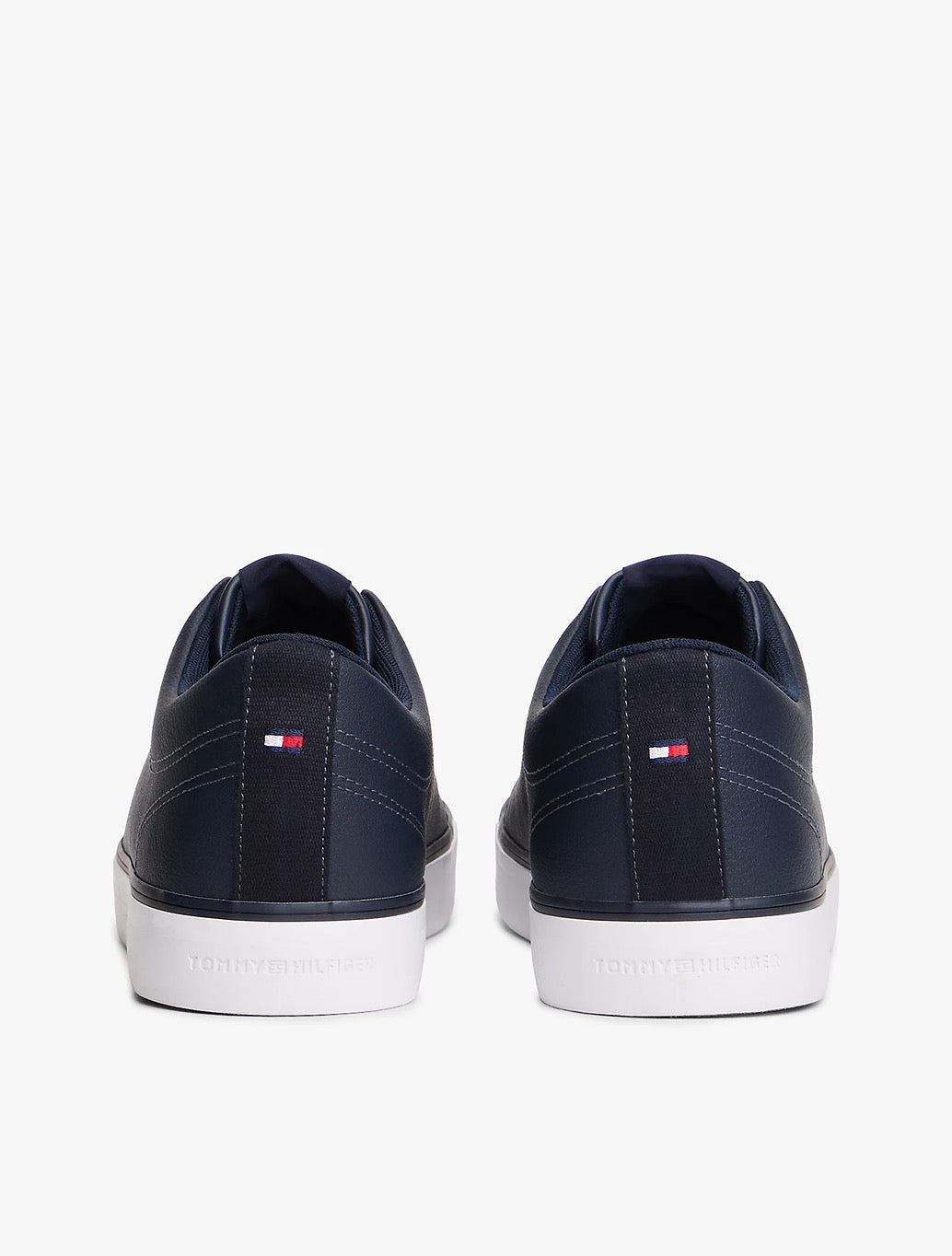 Tommy Hilfiger - Logo Canvas Trainers - Navy