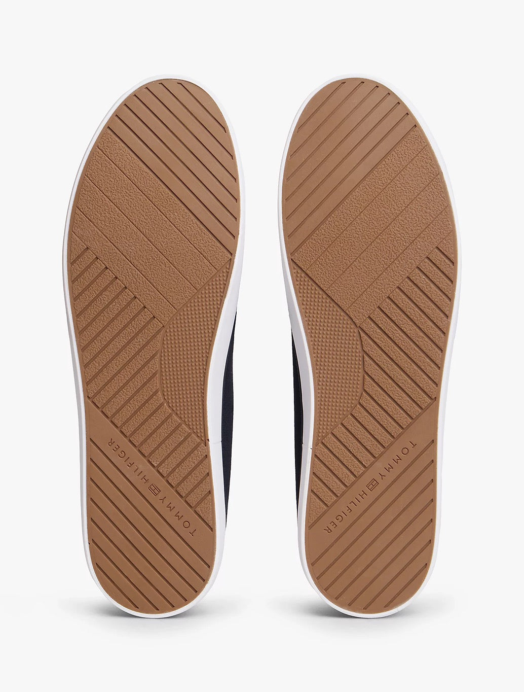 Tommy Hilfiger - Logo Canvas Trainers - Navy