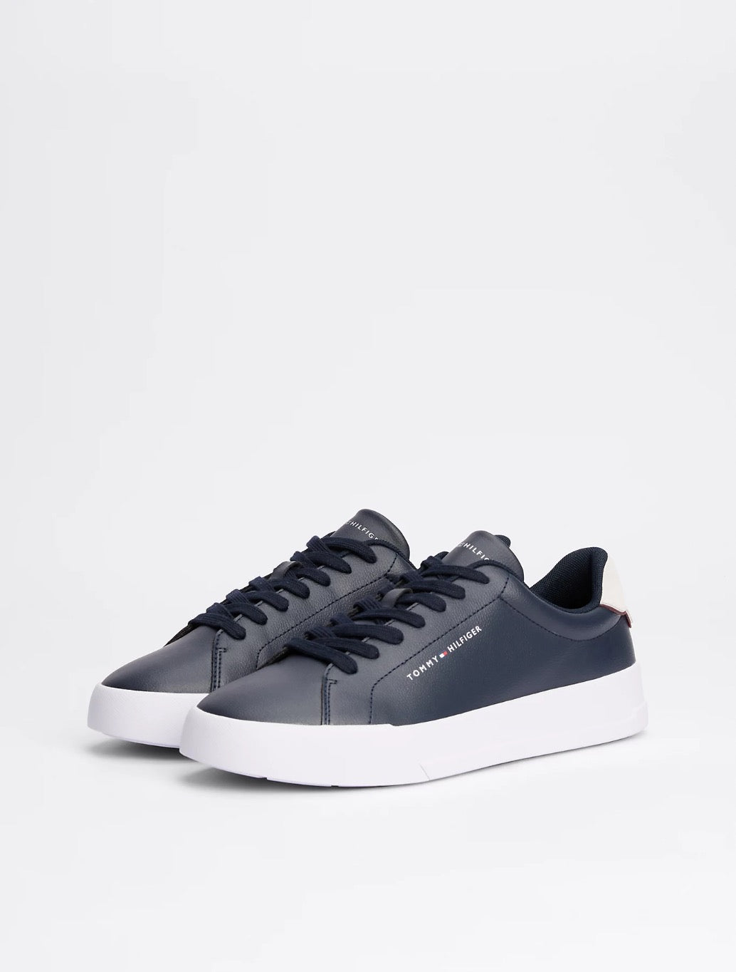 Tommy Hilfiger - Logo Court Trainers - Navy