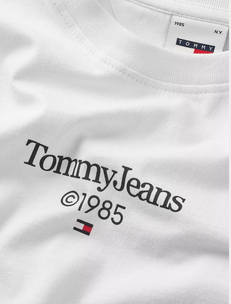 Tommy Jeans - 1985 Chest Logo T-Shit  - White