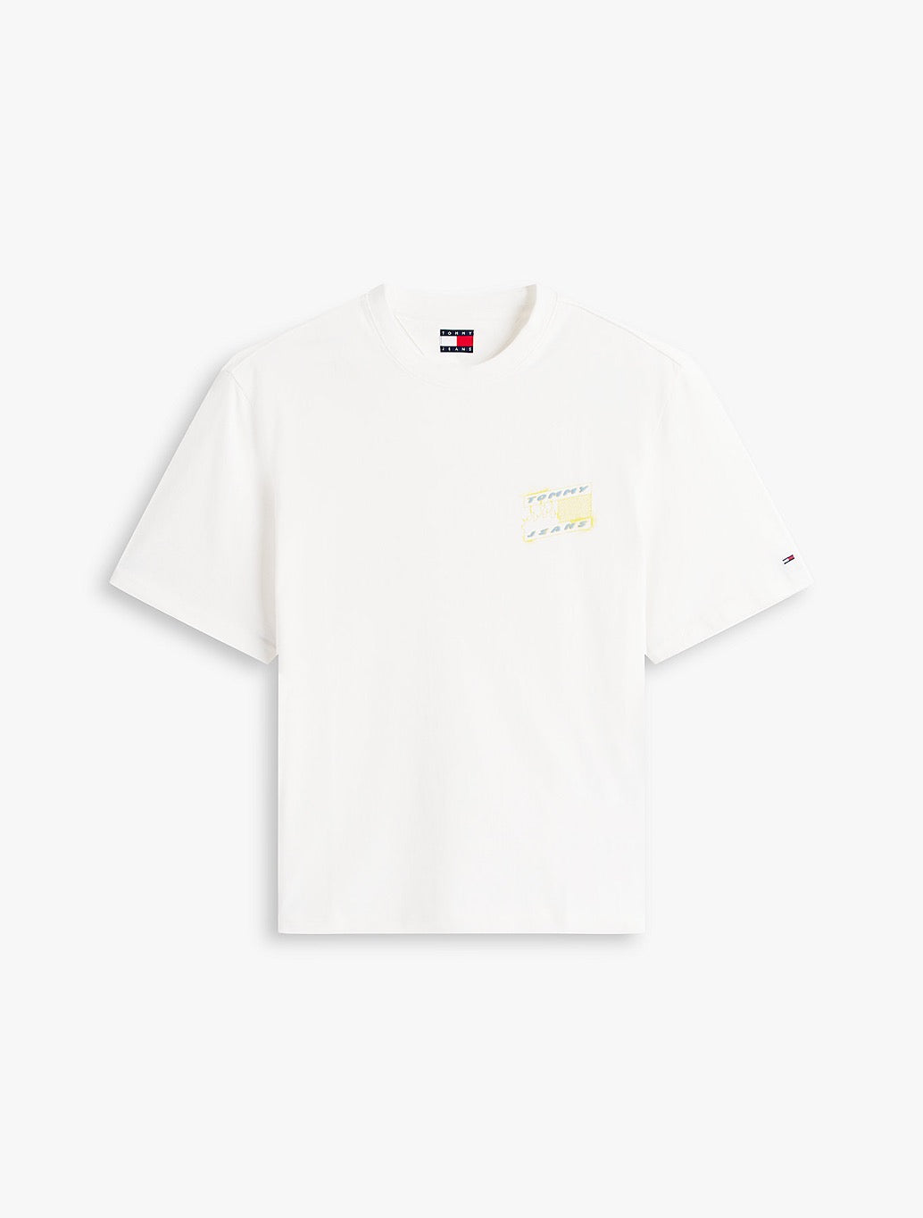 Tommy Jeans 90s Back Bubble Logo T-Shirt - Ecru