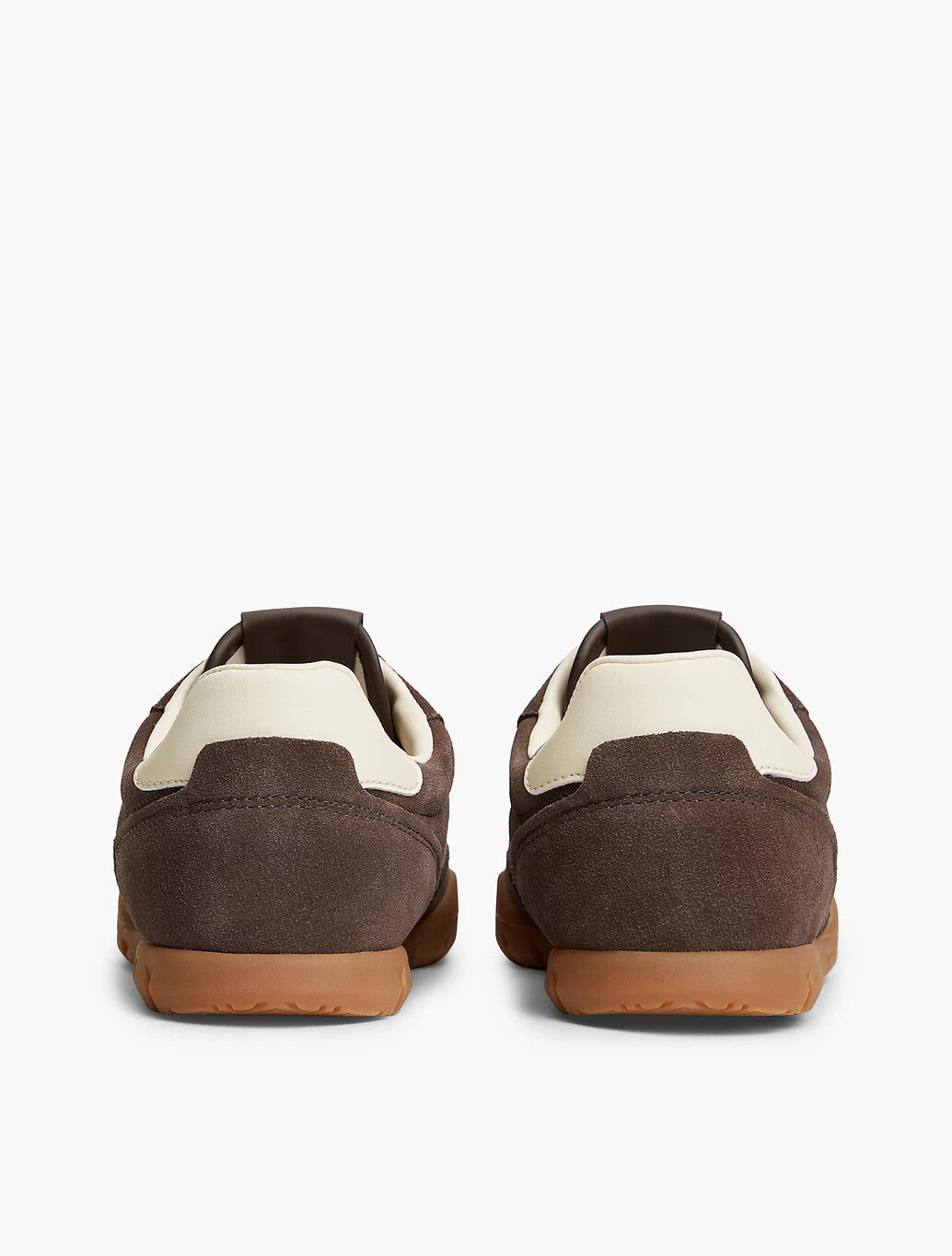 Tommy Jeans Suede Low Profile Trainers in Deep Brown