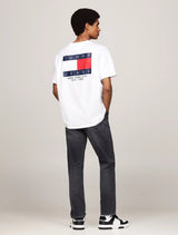 Tommy Jeans - Back Logo Crew Neck T-Shirt - White