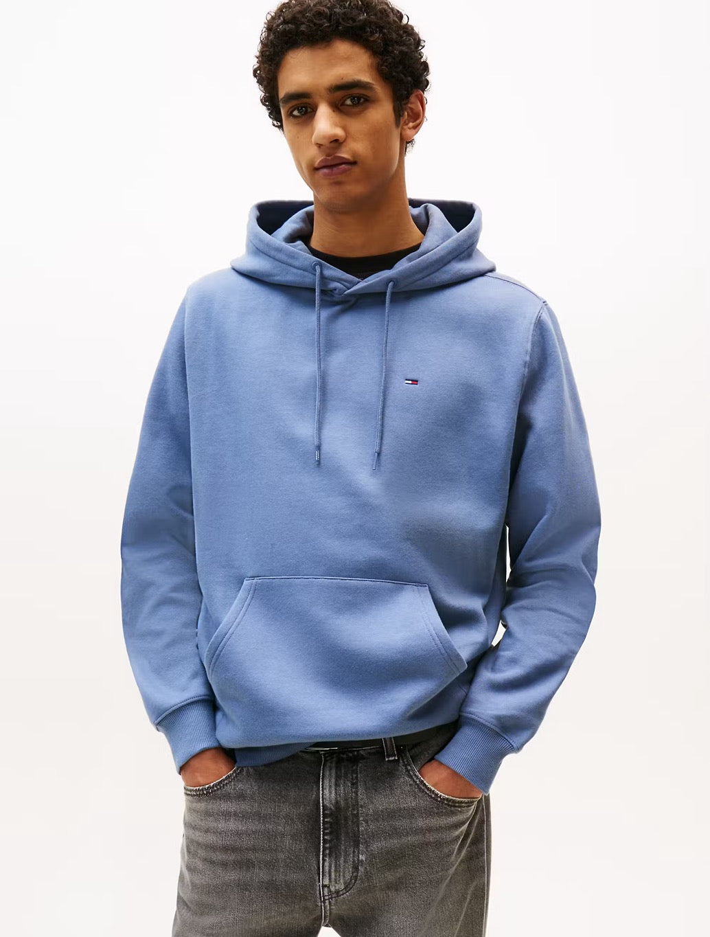 Tommy Jeans - Brushed Fleece Hoody - Blue