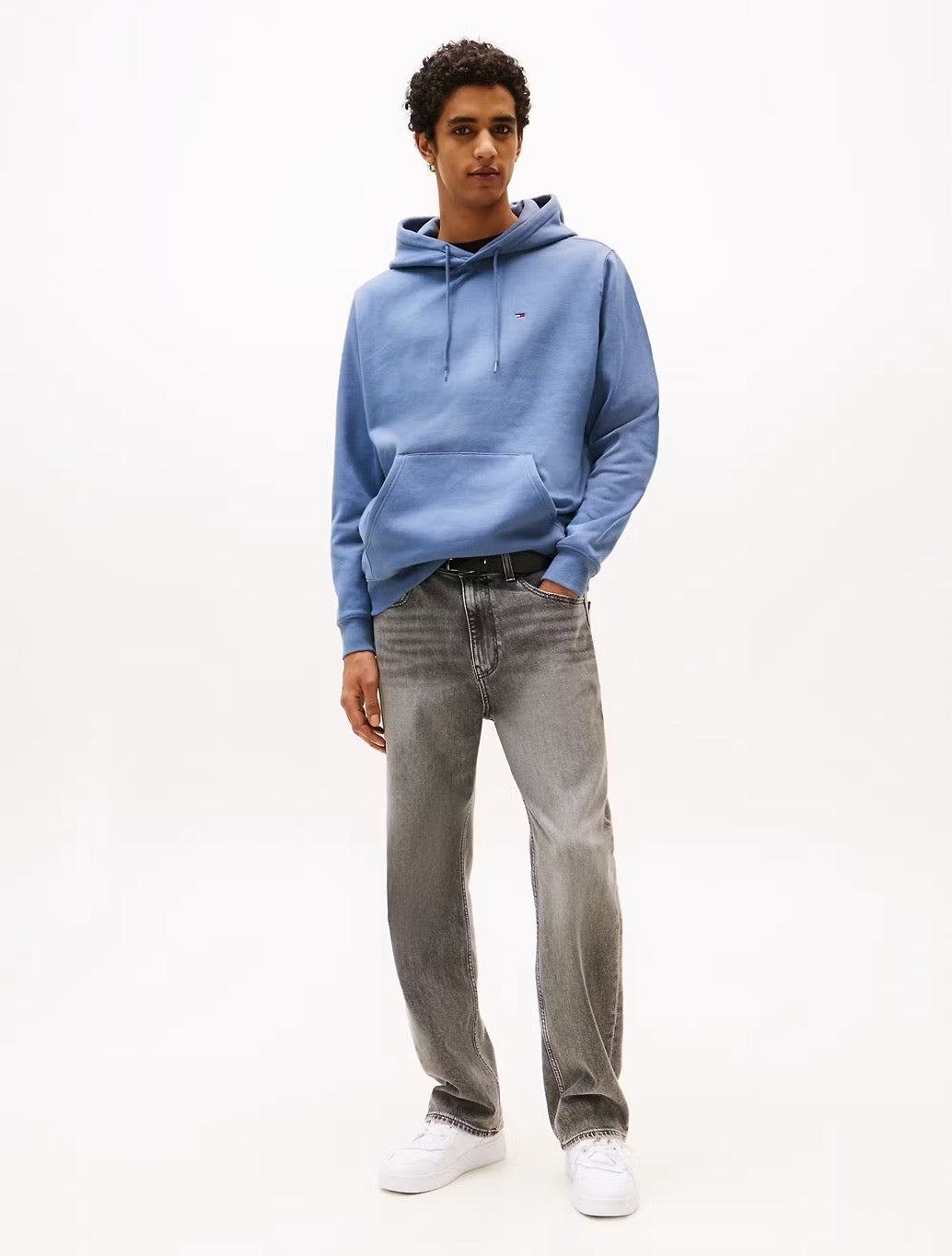 Tommy Jeans - Brushed Fleece Hoody - Blue