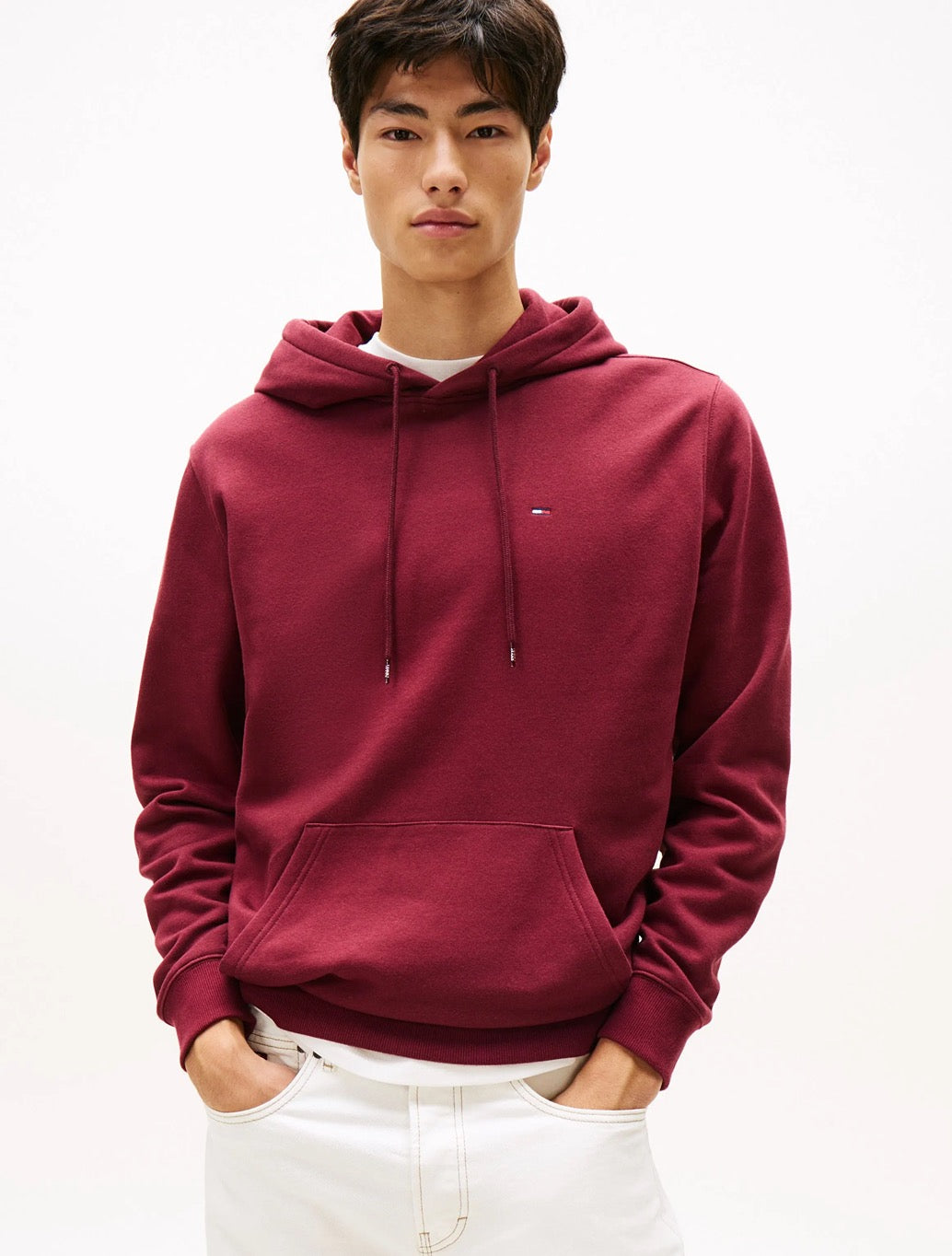 Tommy Jeans - Brushed Fleece Hoody - Wine