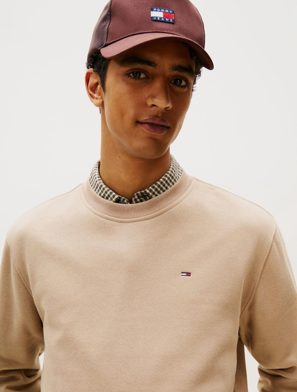 Tommy Jeans - Brushed Fleece Sweatshirt - Light Brown