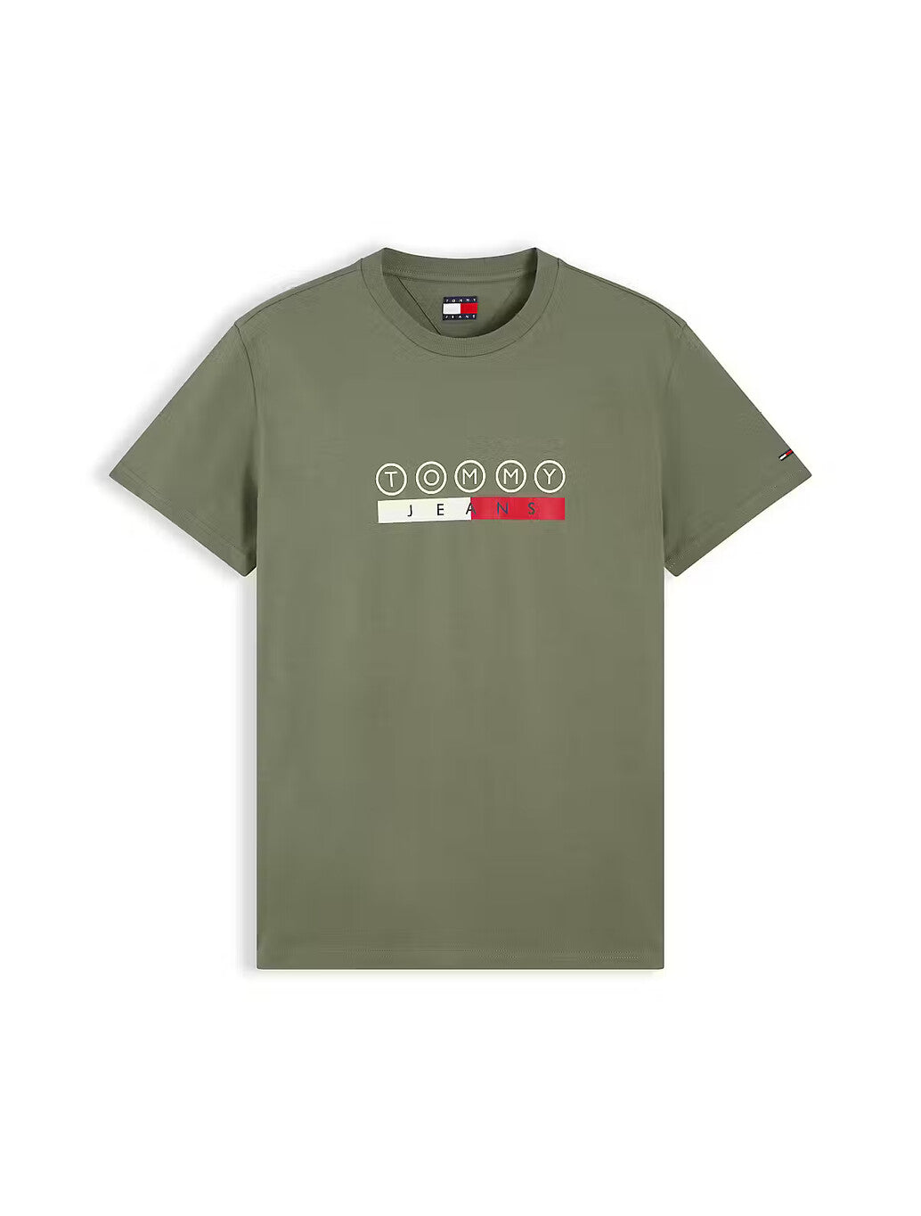 Tommy Jeans DNA Play Slim Fit T-Shirt in Rocky Mountain