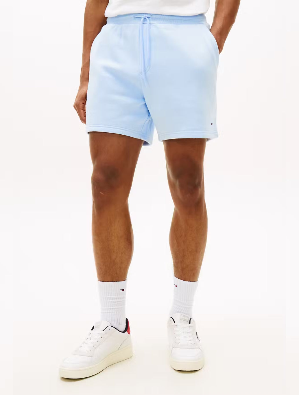 Tommy Jeans Drawstring Shorts in Light Blue