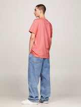 Tommy Jeans - ESSENTIAL LOGO SLIM FIT T-SHIRT - Pink