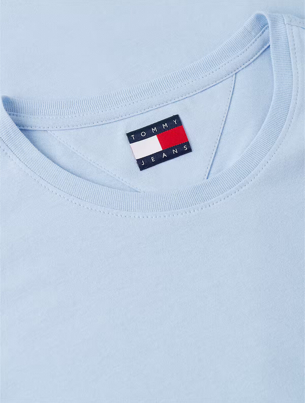 Tommy Jeans Flag Extra Slim T-Shirt in Moonlight Iris