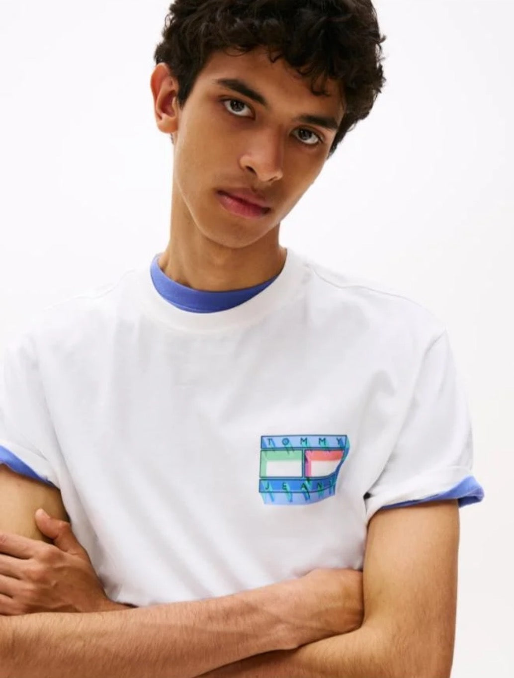 Tommy Jeans - Back Graphic Crew Neck T-Shirt - Ecru