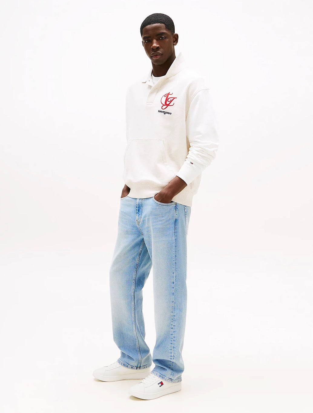 Tommy Jeans - Leather Archive Court Trainers - White